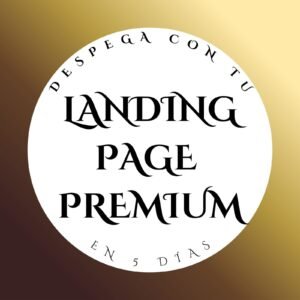 LANDING PAGE PREMIUM (Venta directa)